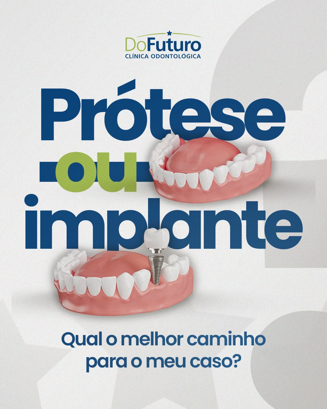 Recupere a segurança do seu sorriso. | Clínica do Futuro